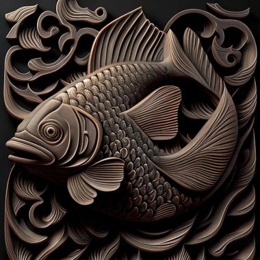 3D модель Нанкин рыба рыба (STL)